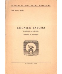 Zbigniew Załuski 31.VII.1926 - 5.III.1978. Materiały do bibliografii