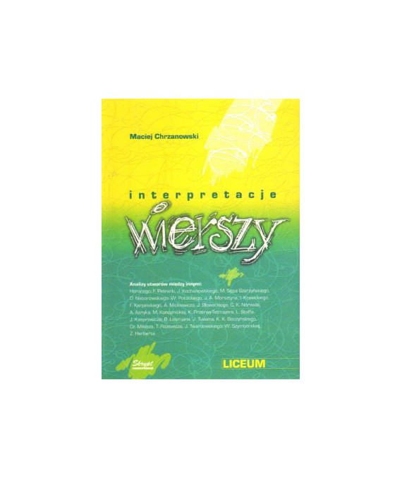 Interpretacje wierszy. Liceum