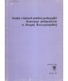 Studia z historii pedagogiki. Koncepcje pedagogiczne w Drugiej Rzeczypospolitej