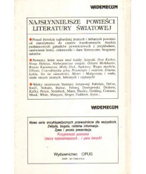 Najsłynniejsze powieści literatury światowej. Leksykon