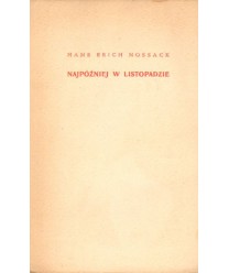 Najpóźniej w listopadzie