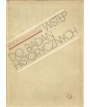 Wstęp do badań historycznych