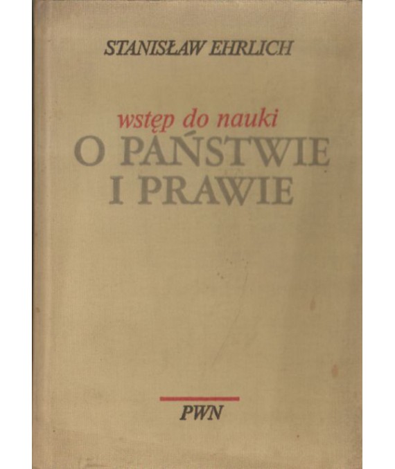 Wstęp do nauki o państwie i prawie