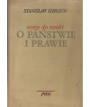 Wstęp do nauki o państwie i prawie