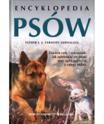 Encyklopedia psów. Zawiera rady i wskazówki jak opiekować psem oraz opisy psich ras z całego świata