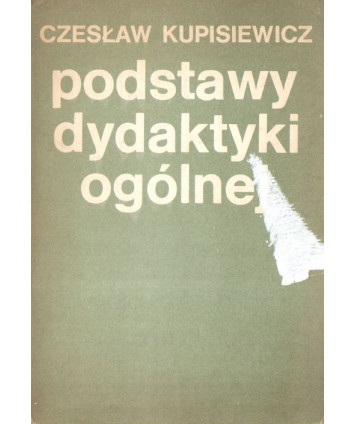 Podstawy dydaktyki ogólnej