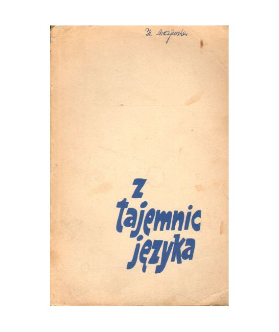 Z tajemnic języka
