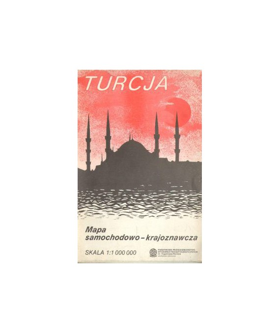 Turcja. Mapa samochodowo-krajoznawcza /1:1000000