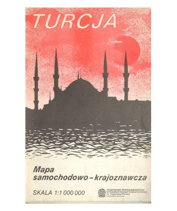 Turcja. Mapa samochodowo-krajoznawcza /1:1000000