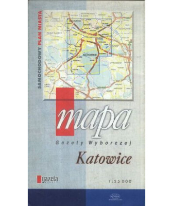 Katowice, samochodowy plan miasta /1:25000