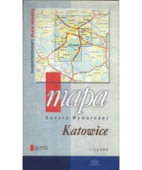 Katowice, samochodowy plan miasta /1:25000