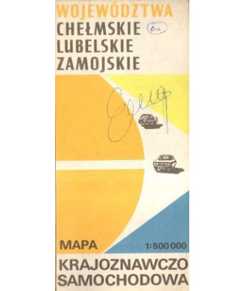 Województwa - chełmskie, lubelskie, zamojskie /1:500000