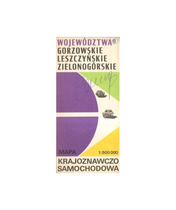 Województwa - gorzowskie, leszczyńskie, zielonogórskie /1:500000