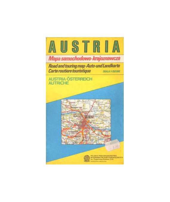 Austria. Mapa samochodowo-krajoznawcza /1:750000