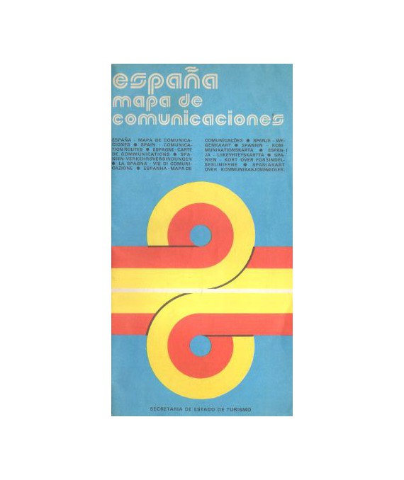 Espaňa. Mapa de comunicaciones