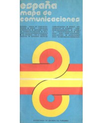 Espaňa. Mapa de comunicaciones