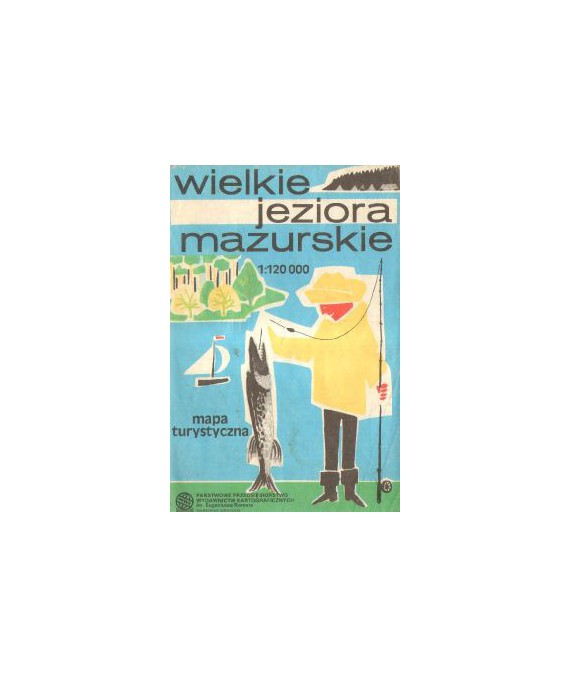 Wielkie Jeziora Mazurskie. Mapa turystyczna /1:120000