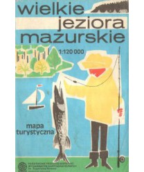 Wielkie Jeziora Mazurskie. Mapa turystyczna /1:120000