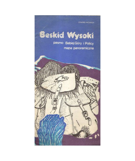 Beskid Wysoki. Pasmo Babiej Góry i Policy. Mapa panoramiczna