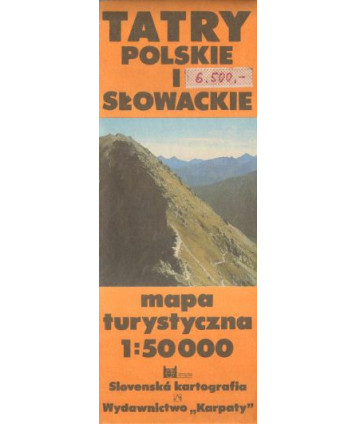 Tatry Polskie i Słowackie. Mapa turystyczna /1:50000