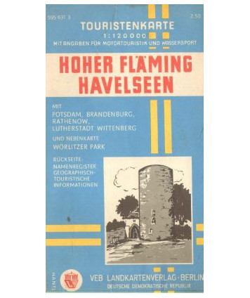 Hoher Fläming Havelseen. Touristenkarte / 1:120000