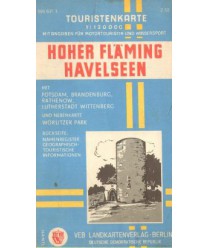 Hoher Fläming Havelseen. Touristenkarte / 1:120000