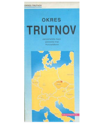 Okres Trutnov. Panoramtická mapa