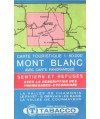 Carte Touristique. Mont Blanc avec Carte Panoramique /1:50000