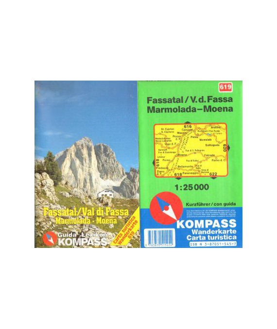 Fassatal/V.d.Fassa, Marmolada-Moena /1:25000