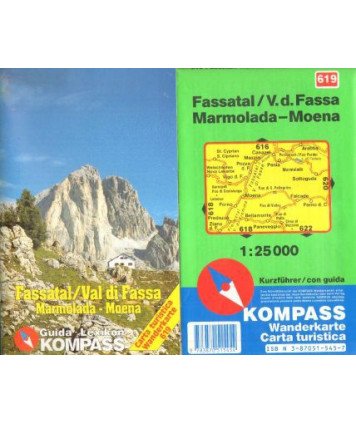 Fassatal/V.d.Fassa, Marmolada-Moena /1:25000