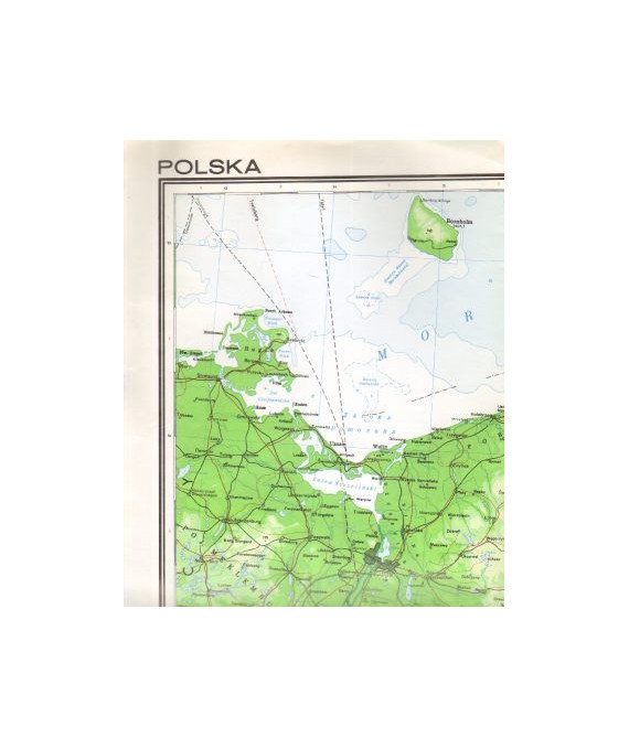 Polska. Mapa fizyczna /1:1250000