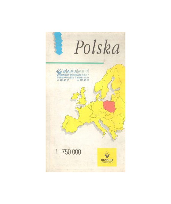 Polska. Mapa samochodowa /1:750000