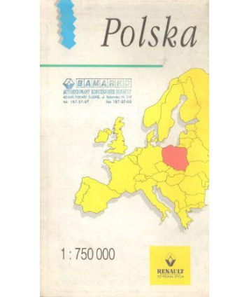 Polska. Mapa samochodowa /1:750000