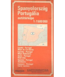 Spanyolország, Portugália. Autótérképe /1:1500000