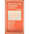 Spanyolország, Portugália. Autótérképe /1:1500000