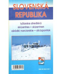 Slovenská Republika. Mapa ośrodków narciarskich. Informacje o ośrodkach narciarskich