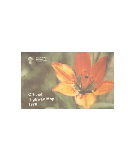 Saskatchewan, Canada. Official Highway Map