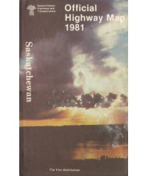Saskatchewan, Canada. Official Highway Map