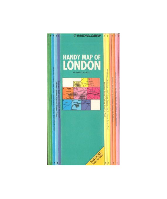 Handy Map of London whit Index of Streets