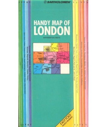 Handy Map of London whit Index of Streets