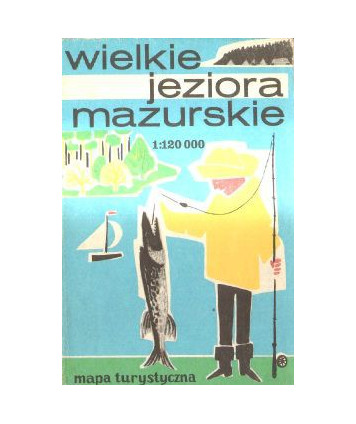 Wielkie Jeziora Mazurskie. Mapa turystyczna /1:120000
