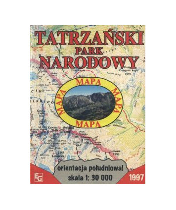 Tatrzański Park Narodowy. Orientacja południowa /1:30000