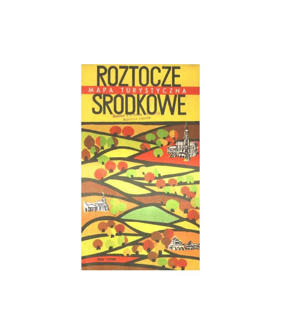 Roztocze Środkowe. Mapa turystyczna /1:125000