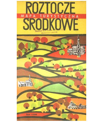 Roztocze Środkowe. Mapa turystyczna /1:125000