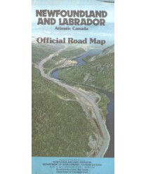 Newfoundland and Labrador, Atlantic Canada. Official Road Map