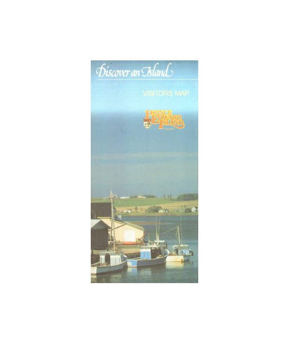 Prince Edward Island, Canada. Visitors Map /1:250000