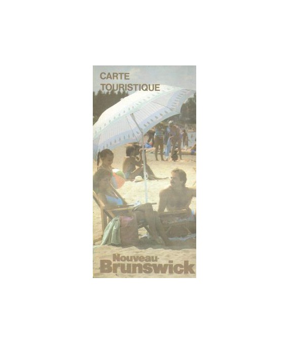 Nouveau-Brunswick. Carte Touristique