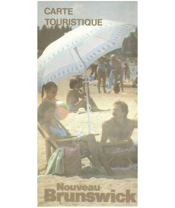 Nouveau-Brunswick. Carte Touristique