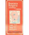 Románia. Bulgária. Autótérképe /1:1000000