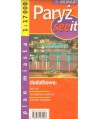 Paryż, plan miasta. /1:17000/ Spis ulic, schemat dojazdów